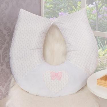 Imagem de Almofada Amamentação Amiguinhos Bordada para Bebê - Miguel Baby, Ursa 