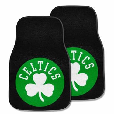 Imagem de FANMATS - Tapete de nylon preto 9208 NBA Boston Celtics 45,72 cm x 68,56 cm