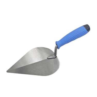 Imagem de Baoblaze Faca de cimento de parede de espátula de tijolo Projeto de borda curva de borda resistente Tool de drywall de drywall para reboco de