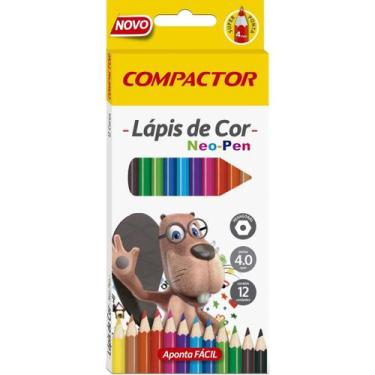 Imagem de Lapis de COR Sextavado NEO-PEN 12CORES 2,9MM - Compactor
