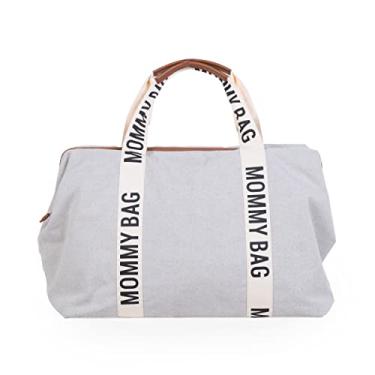 Imagem de Childhome Bolsa exclusiva para mamãe, bolsa esportiva para fraldas, sacola repelente de água, bolsa grande para fraldas, bolsa de viagem essencial para bebês, Off-white