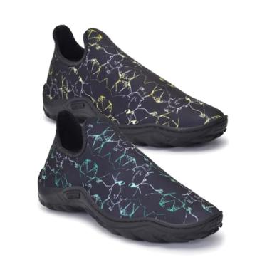 Imagem de Kit 2 Pares de Tênis Aquático Adventure para Pesca Trilhas Praia (Amarelo e Verde, BR, Adulto, Numérico, 42)