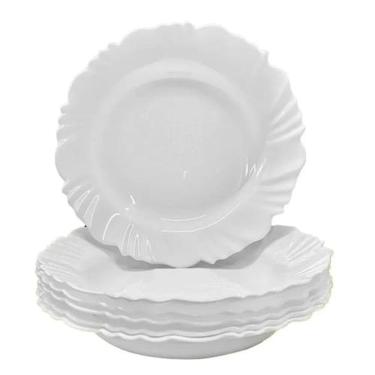 Imagem de Jogo 6 Pratos Fundo Pétala 23.5 cm 584484 Nadir Figueiredo