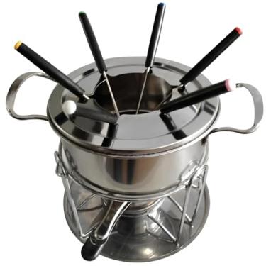 Imagem de Kit Jogo Completo Conjunto de Fondue 11 Peças em Aço Inox