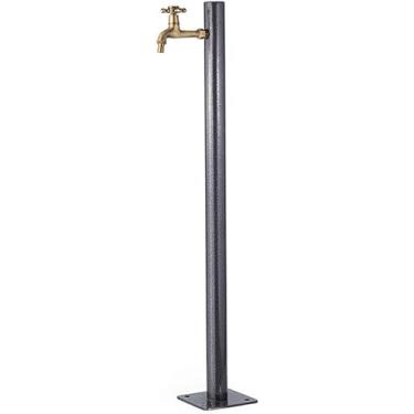 Imagem de Freestadig Garde Water Colum Com Torneira, Ati-freezig 304 Aço Inox, Torneira De água De Piso Mouted, Poste De Torneira De Pátio Com Acessórios Moutig, D