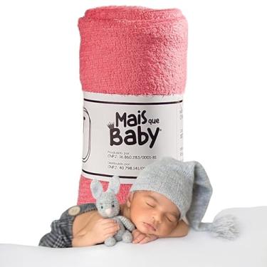 Imagem de Manta Cobertor de Bebê Infantil em Microfibra Mantinha Antialergica (Rosa Neon)