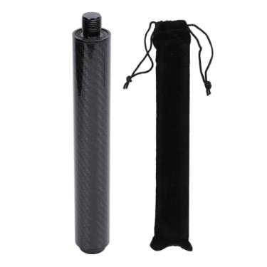 Imagem de Extensão de sugestão de piscina de fibra de carbono de 8 polegadas de acessório de bilhar durável para controle e energia aprimorados em jogos de recreação profissional