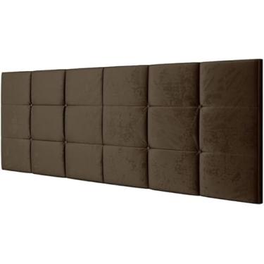 Imagem de Cabeceira Estofada Bia 1.60 Cama Box Queen - Marrom