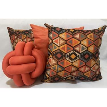 Imagem de Kit 3 Capas de Almofadas Decorativas + Almofada Nozinho(30)