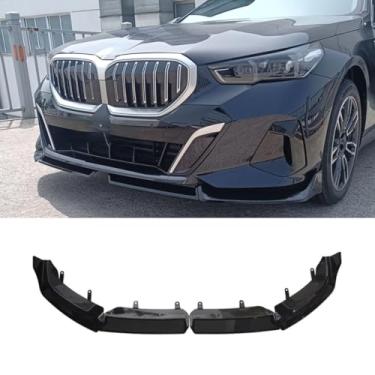 Imagem de Spoiler do para-choque dianteiro do carro peça modificação difusor labial para 5 séries G60 2023-2023 MP estilo para-choque protetor modificação (aparência de carbono)