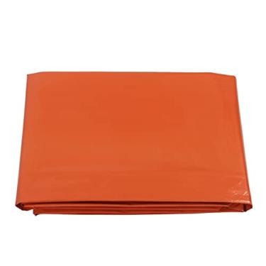 Imagem de Tenda de Sobrevivência, Barraca de Acampamento Com Abrigo de Emergência de Filme de Alumínio PE de Alto Desempenho para Emergência Ao Ar Livre (Tenda laranja com bolsa de armazenamento)