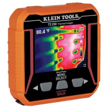 Imagem de Klein Tools Imagem térmica recarregável TI250, câmera exibe mais de 10.000 pixels com 3 paletas de cores, pontos de temperatura alta/baixa