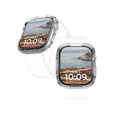 Imagem de URBAN ARMOR GEAR Capa Protetora Uag Projetada Para Apple Watch 46mm, Série 11/10, Scout, Transparente, Resistente, De Nível Militar, À Prova Quedas, Com Encaixe, Rígida E Transparente