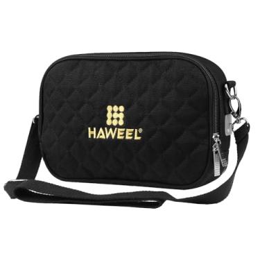 Imagem de CIADAZ HWL2133 Bolsa de aquecimento Caso Aquecimento rápido 4 modos de temporizador Temperatura ajustável USB Crossbody Bolsas de mão quentes de um ombro com orifício para fone de ouvido Protetor de