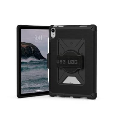 Imagem de URBAN ARMOR GEAR Capa UAG projetada para iPad 11 polegadas, A16, 11ª geração 2025, 10ª geração 2022, 11 polegadas, A3354, A3355, A2696 - Capa protetora robusta com alça de mão ajustável e suporte para