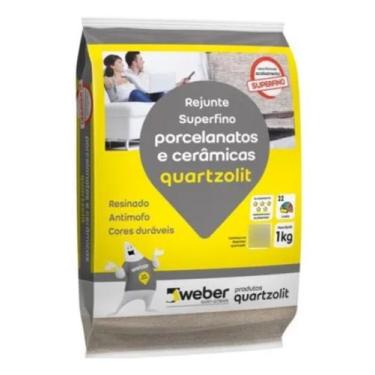 Imagem de Rejunte para Porcelanato 1kg Quartzolite, BEGE