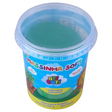 Imagem de Massa de Modelar 500g Verde Claro Uti Guti 004028