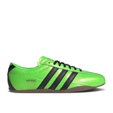 Imagem de adidas Originals Tênis feminino japonês, Verde solar/preto/dourado metálico, 36