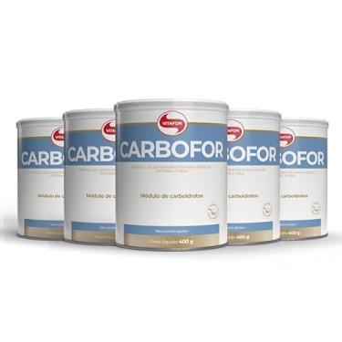 Imagem de Kit 5 Carbofor Vitafor Módulo de Carboidratos 400g