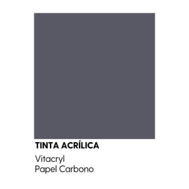 Imagem de Tinta Semibrilho Premium Cinzas - Vitacryl, Papel Carbono, 3,6 lts