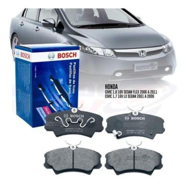 Imagem de Jogo Pastilha Freio Dianteiro Bosch Honda New Civic E Civic
