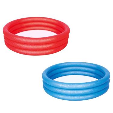 Imagem de Piscina Inflável Infantil Play 3 Anéis Bestway 101L - Item  Variado