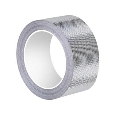 Imagem de KiBcsLic Fita adesiva de alumínio e fibra de vidro, autoadesiva, à prova de vazamentos, isolante, multiuso, para vedação e remendo de tubos automotivos, Largura de 5 Cm