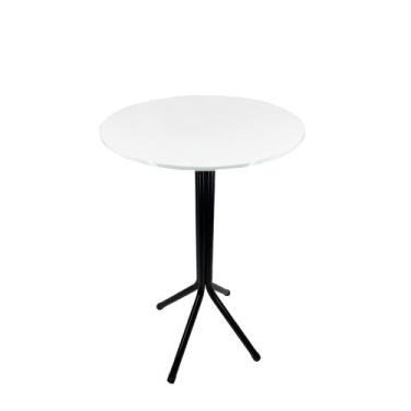Imagem de Mesa Bistrô Alto Banqueta Preto Bra Bar Área Gourmet Lazer - FORTMIX