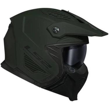 Imagem de Capacete LS2 OF606 Drifter Monocolor, Verde Fosco, 56