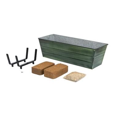 Imagem de Kit de cultivo de jardim Bloom Box, verde médio com suportes para grades de 2 x 6