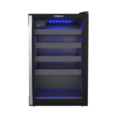 Imagem de Adega Piubella 100 para 24 Garrafas Preto 220 V