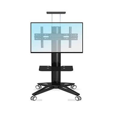 Imagem de Suporte para monitor de TV, suporte de TV, casa, do chão ao teto, móveis, LCD, TV, escritório, sala de conferências, suporte de carrinho de exibição resistente, suporte de TV de 32/65/70 polegadas
