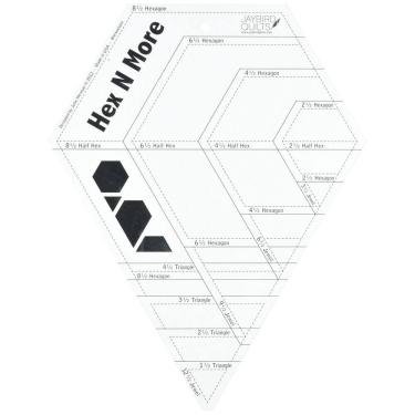 Imagem de Régua acolchoada Jaybird Hex N More JBQ201 da Jaybird Quilts