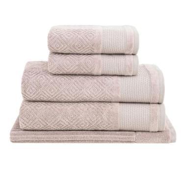 Imagem de Jogo de Toalhas Buddemeyer Kyoto Banho Lilás 5 peças