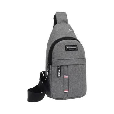 Imagem de Bolsa De Cintura Masculina Impermeável De Grande Capacidade Com Alça A