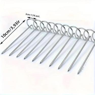 Imagem de Espetos Verticais Para Forno Air Fryer, Acessórios De Aço Inoxidável 3