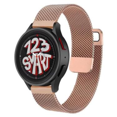 Imagem de Pulseira de aço Milanese Dupla para Galaxy Watch 5 Watch5 Pro Watch4 4