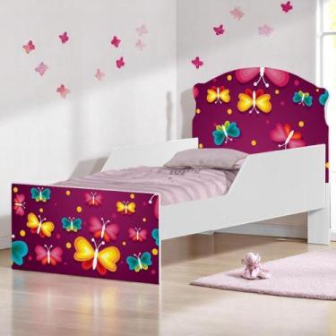 Imagem de Cama Infantil Tick Borboleta Com Colchão - CASA H