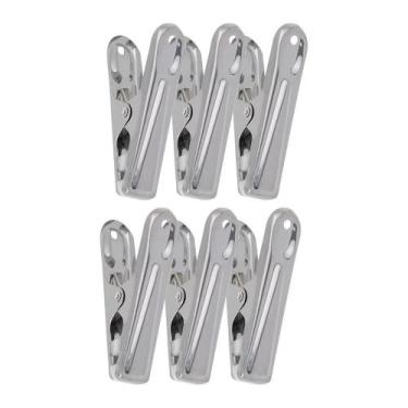 Imagem de Prendedor De Embalagens Em Aço Inox 6Un - Mimo Style