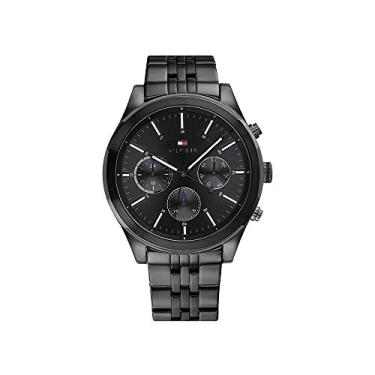 Imagem de Tommy Hilfiger Relógio analógico masculino de quartzo com pulseira de aço inoxidável 1791738