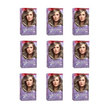 Imagem de Coloraçao Koleston 718 Louro Medio Perola - Kit C/9Un