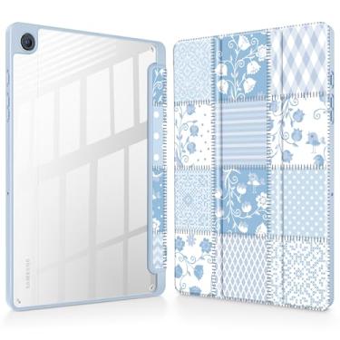 Imagem de Tuiklol Para Galaxy Tab A9 + /A9 Plus 27.9 cm 2023, suporte para caneta S com capa protetora transparente, capa traseira transparente, despertar/hibernar automaticamente, tablet Samsung Tab A9 Plus