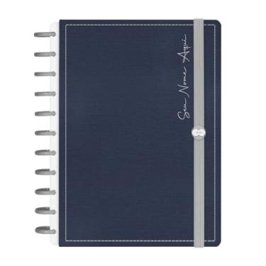 Imagem de Caderno de Disco Inteligente Iscool Personalizado G+ Solid Touch Aço Azul