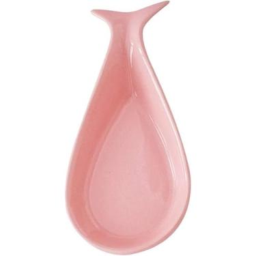 Imagem de Descanso de pauzinhos, descanso de pauzinhos de cerâmica, suporte de pauzinhos de cerâmica Descanso de colher com forma de peixe Rack de cerâmica Suporte de colher de cerâmica Suporte de cozinha Patul