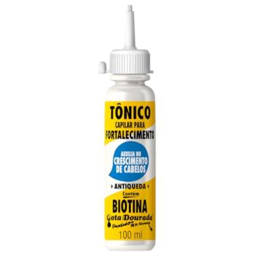Imagem de Tônico Fortalecedor com Biotina para Cabelo Gota Dourada 100ml