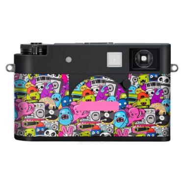 Imagem de Adesivo de corpo de câmera X-Half Kit de película protetora acessórios de pele decalques de vinil para FujiFilm X-Half XHalf (preto fosco + rosa grafite)