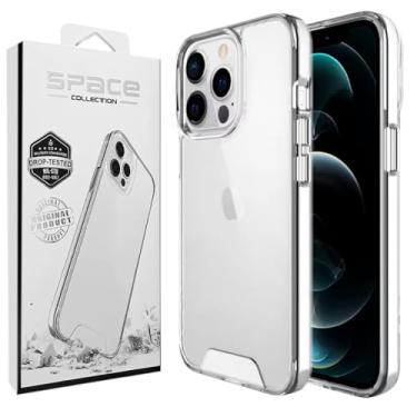 Imagem de Capa Case Space Collection Clear Compatível AppIe iPhone 17/17 AIR / 17 PRO / 17 PRO MAX Transparente Premium (IPHONE 17 PRO MAX)