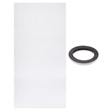 Imagem de PATIKIL Furo de malha de poeira 100 x 50 cm, 0,2 cm, 1 conjunto de filtro de poeira de PVC para refrigerador de computador, filtro de poeira, grade com tira magnética para ventilador de computador à