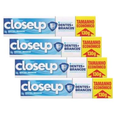 Imagem de Kit com 3 - cremes dentais closeup menta refrescante dentes + brancos 