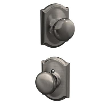 Imagem de Schlage Trava de passagem F10 PLY 620 CAM, estanho antigo
